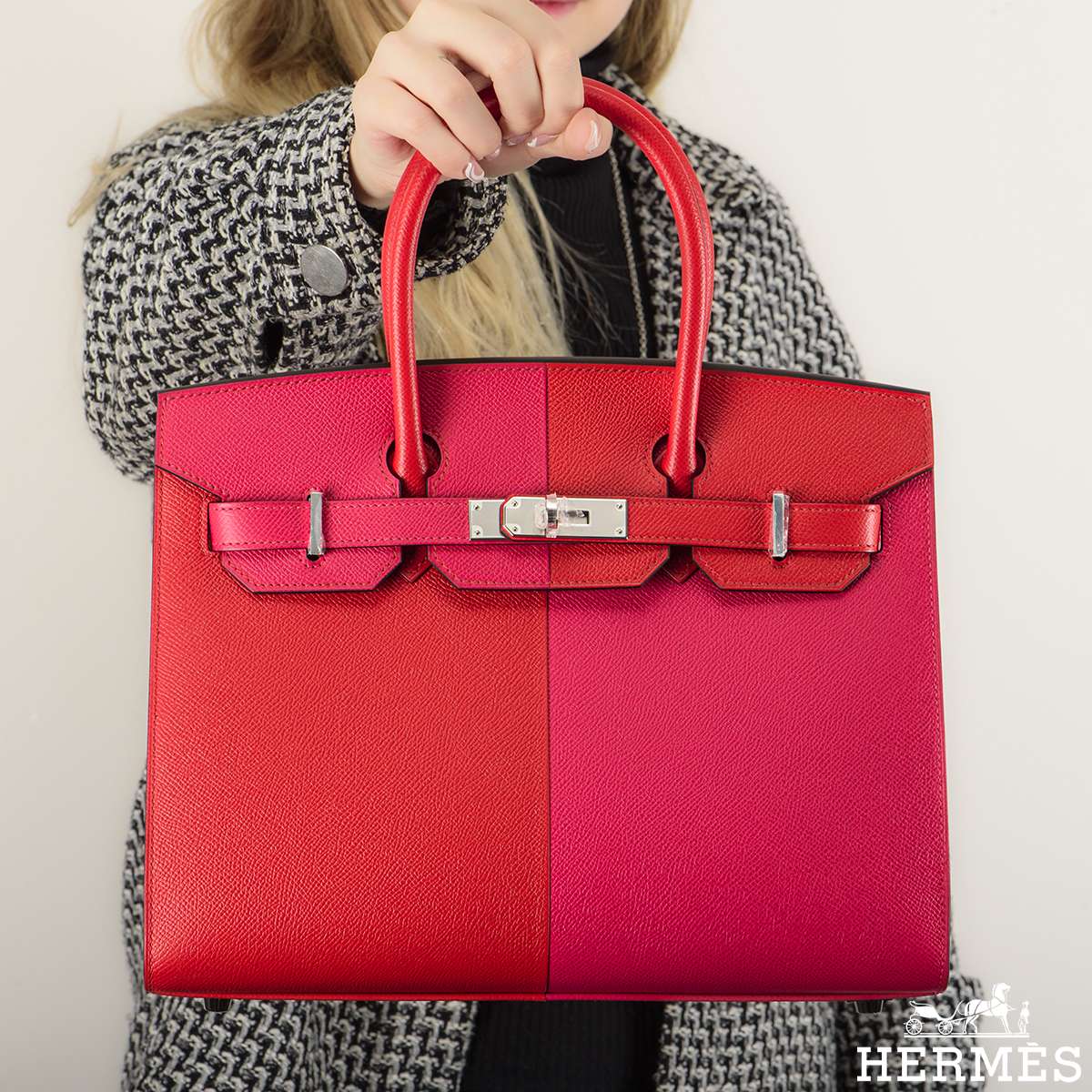 The French Hunter on X: Kelly 25 Rouge Casaque Sellier Epsom GHW #T  #hermes #birkin #kelly #constance #handbags #luxury   / X